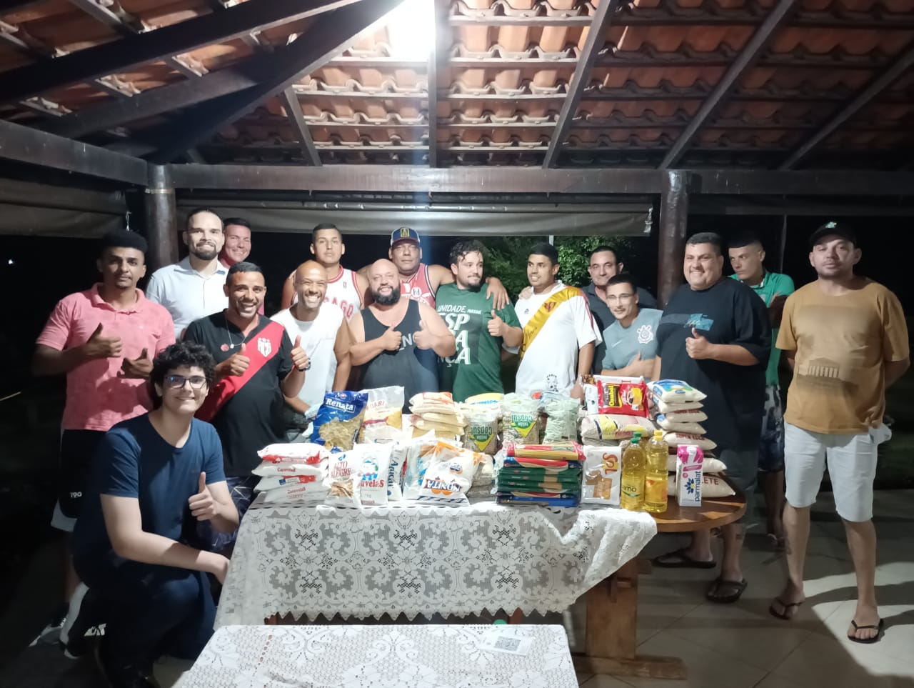 Juntos Realizando o Bem! Grupo Realiza se une a Fazenda Esperança da cidade de São Miguel Arcanjo, em Ação Social de Arrecadação de Alimentos.